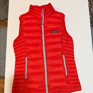 Patagonia Kids Bright Red Quilted Vest